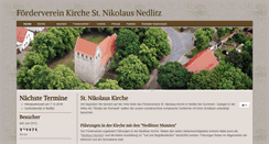 Desktop Screenshot of kirche-nedlitz.de